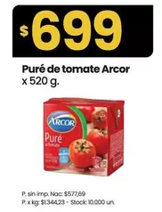 Arcor - Puré de tomate