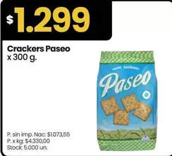 Paseo - Crackers