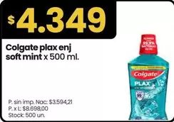 Colgate - plax enj soft mint