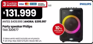 Philips - Party speaker TAX 320677