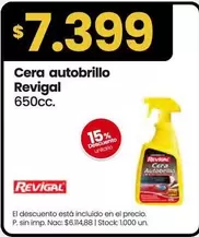 Revigal - Cera autobrillo