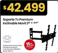 Premium - Soporte Tv  Inclinable Movil