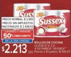 Sussex - ROLLOS DE COCINA CLÁSICO