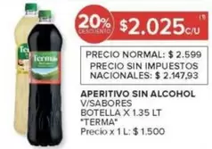 Terma - APERITIVO SIN ALCOHOL