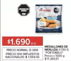 X$ - Medallones de Merluza