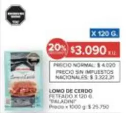 Paladini - LOMO DE CERDO FETEADO