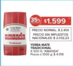 Amanda - Yerba Mate Tradicional