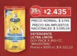 Magistral - DETERGENTE ULTRA LIMÓN
