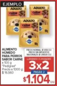 Pedigree - Alimento Húmedo para Perros Sabor Carne