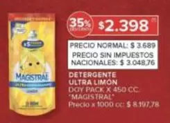 Magistral - DETERGENTE ULTRA LIMON