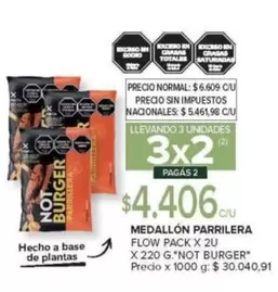 Not - MEDALLÓN PARRILLERA FLOW PACK