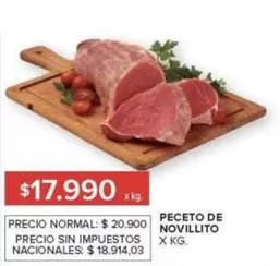 X$ - PECETO DE NOVILLITO
