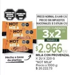 X$ - Mila con provenzal