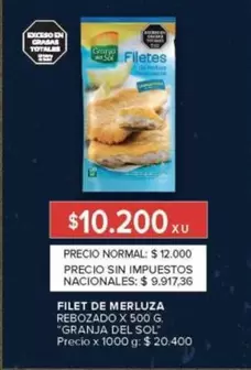 Granja del Sol - Filetes Rebozado