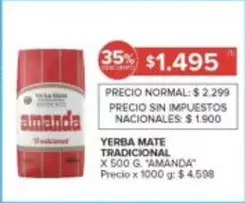 Amanda - YERBA MATE TRADICIONAL