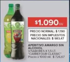 Amargo - APERITIVO AMARGO SIN ALCOHOL