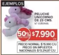 PELUCHE UNICORNIO