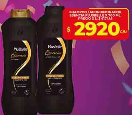 Plusbelle - SHAMPOO/ACONDICIONADOR ESENCIA