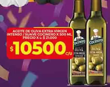 Cocinero - Aceite de Oliva Extra Virgen Intenso / Suave