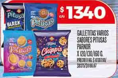 Pitusas - Galletitas Varias Sabores