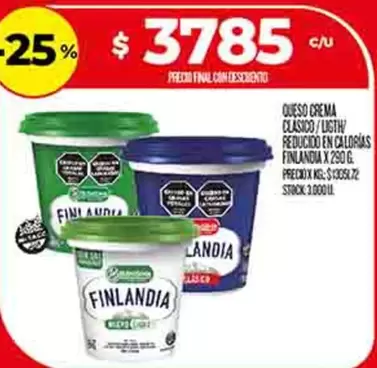 Finlandia - QUESO CREMA