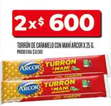 Arcor - TURR
uevoN DE CARAMELO CON MAN
uevoI