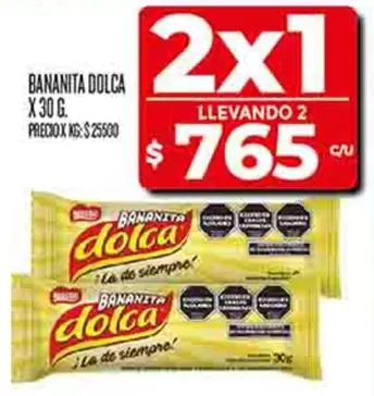 Arcor - BANANITA DOLCA