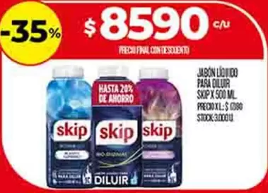 Skip - JABON LIQUIDO PARA DILUIR