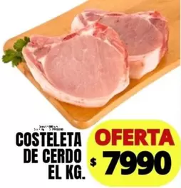 COSTELETA DE CERDO EL KG.
