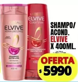 Elvive - SHAMPO/ACOND. ELVIVE X 400ML