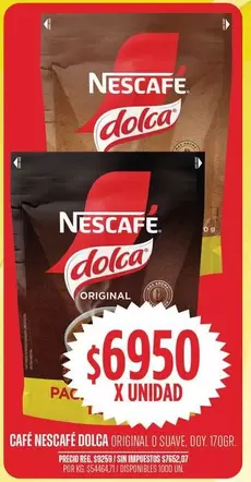 Nescafé - CAFÉ DOLCA ORIGINAL