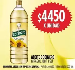 Cocinero - ACEITE GIRASOL