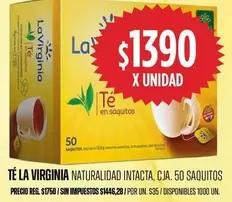 La Virginia - Té en saquitos
