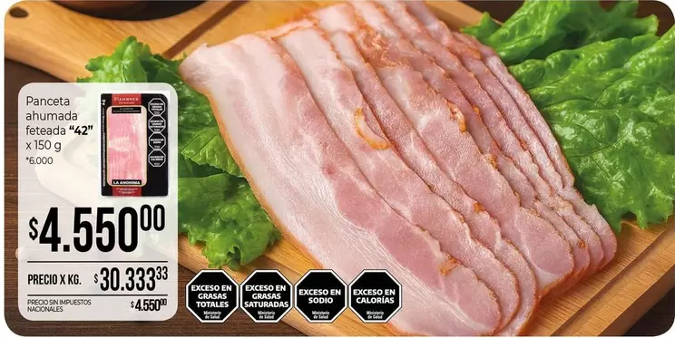 42 - Panceta ahumada fetada ""