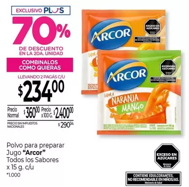 Arcor - Polvo para preparar jugo