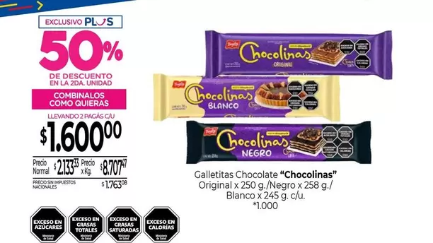 chocolinas - Galletitas Chocolate "Chocolinas"