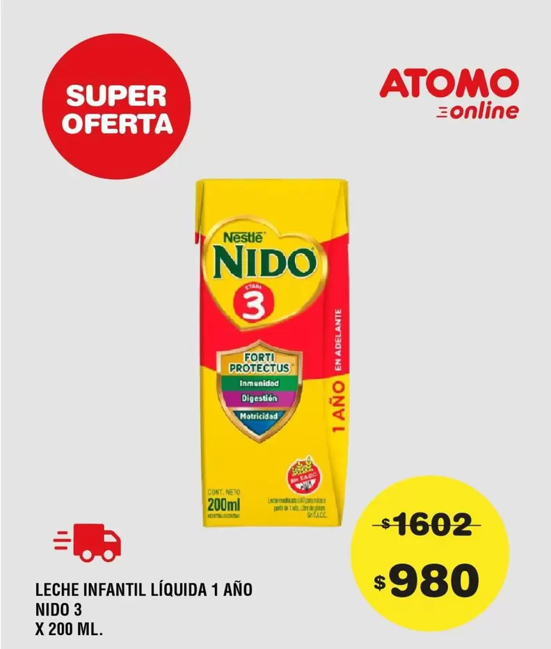 Nido - LECHE INFANTIL LÍQUIDA