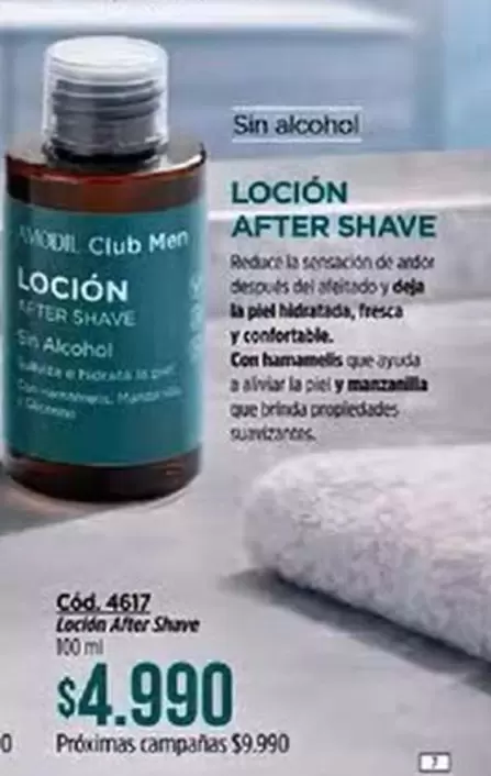 LOCIÓN AFTER SHAVE Cód. 4617