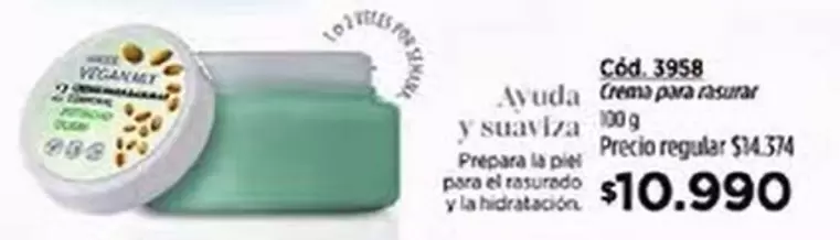 Cód. 3958 Crema para rasurar