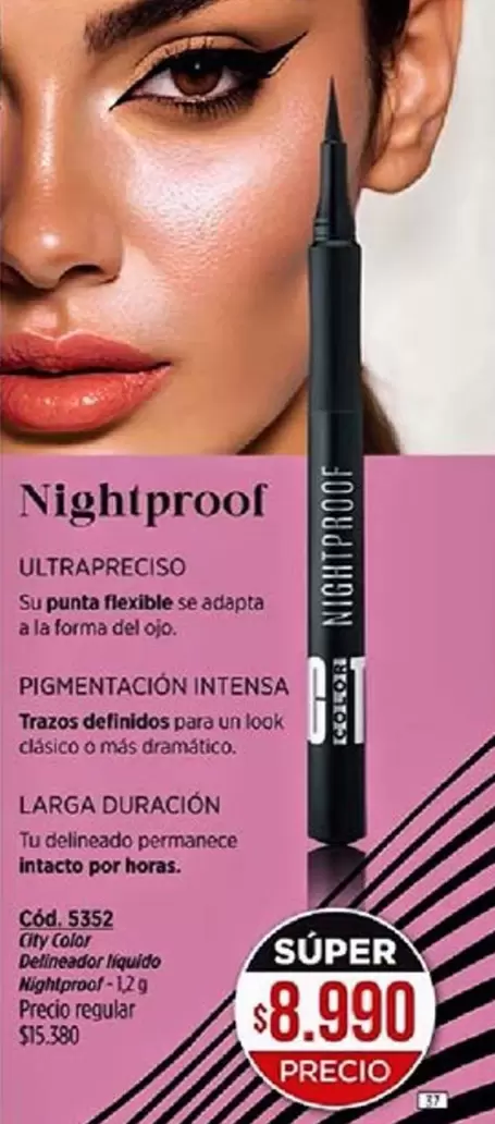 Look - Nightproof City Color Delineador Liquido