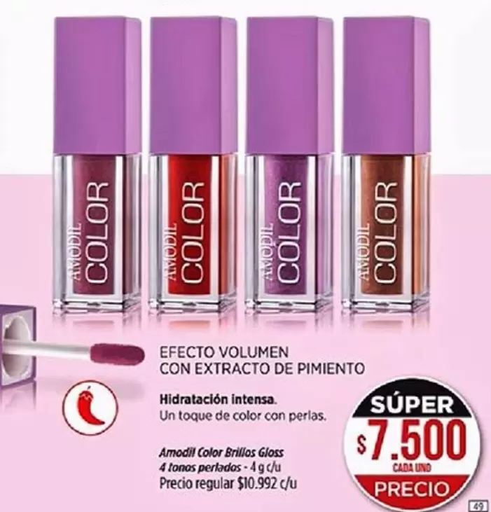 Efecto - Amodil Color Brillos Gloss