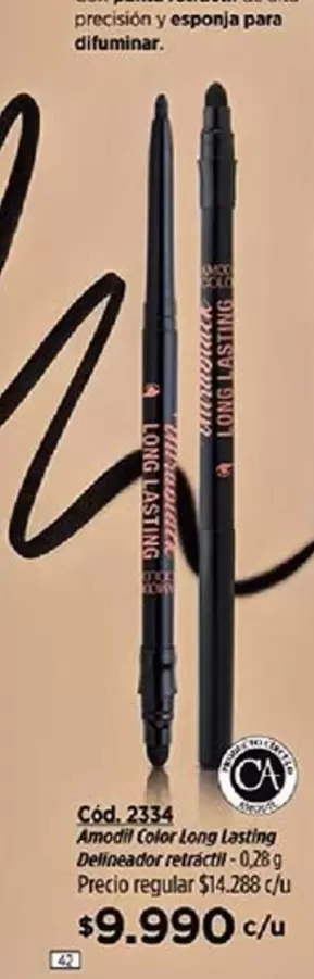 42 - Amodil Color long lasting Delineador retráctil - 0,75 g