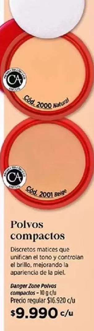 Danger Zone Polvos compactos