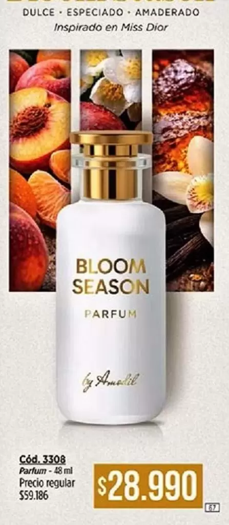 Dior - BLOOM SEASON PARFUM Cód. 3308