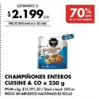 X$ - CHAMPIGNONES ENTEROS