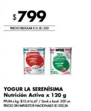 La Serenísima - Nutrición Activa