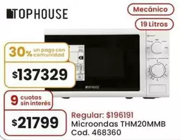 Microondas THM20MMB Cod. 468360