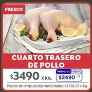 X$ - CUARTO TRASERO DE POLLO