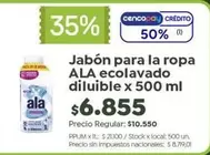 Ala - Jabon para la ropa ecolavado diluible