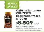 X$ - Café instantaneo liofilizado